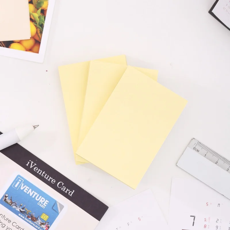 Цветные бумажные Примечания студенческие липкие квадратные накладки наклейки N