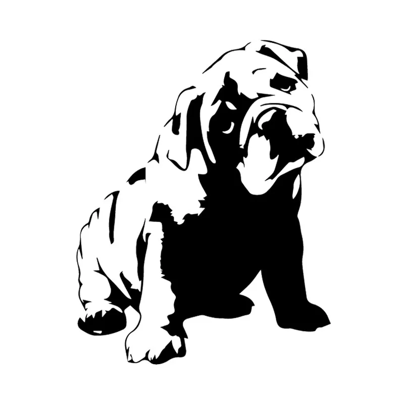 DAWASARU английская бульдог виниловая наклейка собака животное стикер для