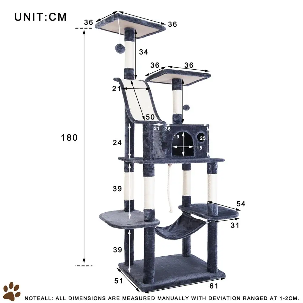 170 см кошка дерево башня котенок Домашние животные играть скалолазание