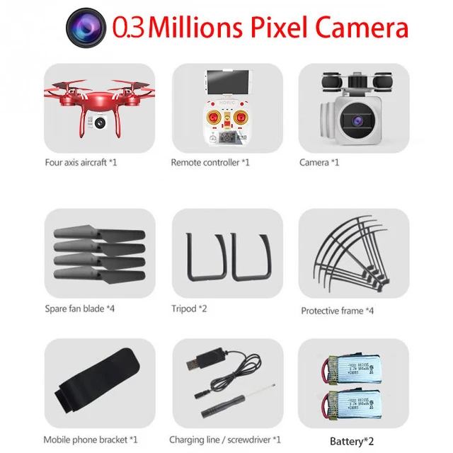 Red 30W Camera 2B RC WI-FI с видом от первого лица Квадрокоптер 4K HD Камера Дрон профессиональной воздушной видео 6 Axis Gyro 4 Каналы р/у вертолет Квадрокоптер с высокой фиксацией - Цвет: Red 30W Camera 2B