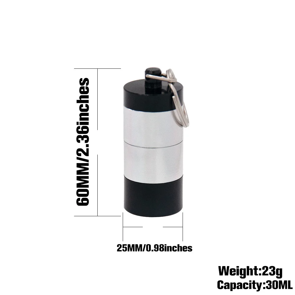 Новая металлическая коробка для таблеток диаметром 25 мм 4 слойный портативный