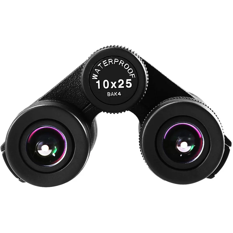 Миниатюрный бинокль Eyeskey HD 10x25 для взрослых Водонепроницаемый компактный и