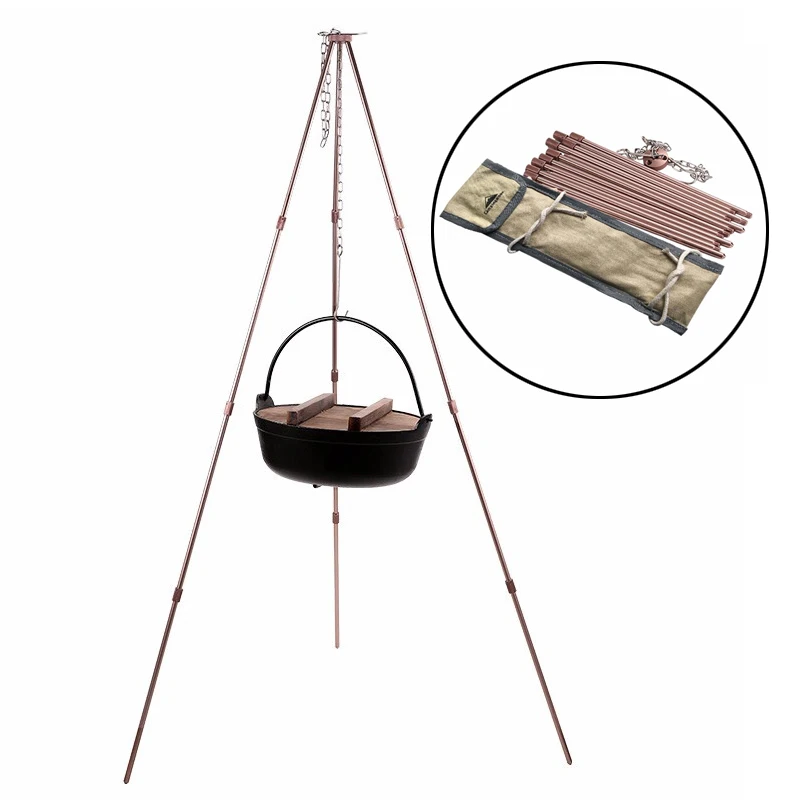 Обновленный штатив из алюминиевого сплава бронзового и черного цвета для отдыха