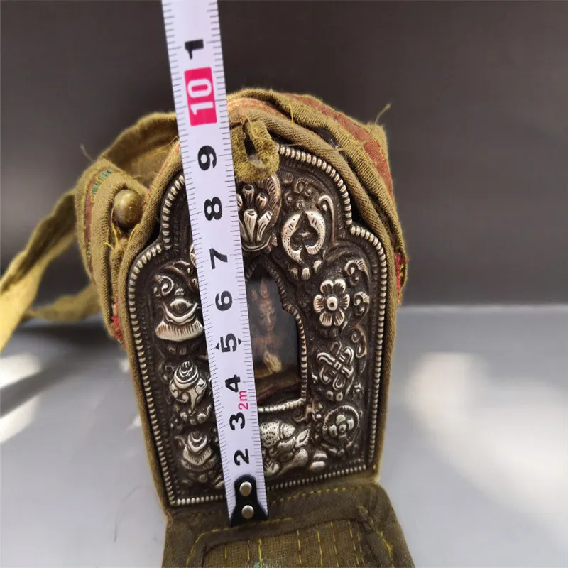 

China Old Tibet Knapsack Niche For A Statue Of The Buddha