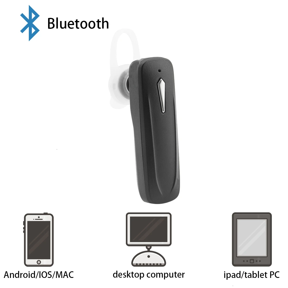 Bluetooth-наушники с микрофоном для Huawei Xiaomi Iphone | Электроника