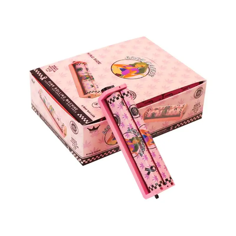 

LADY HORNET 78/110mm Cute Pink Rolling Machine Plastic Portable Tobacco Roller Cigarette Maker For Hand Roller