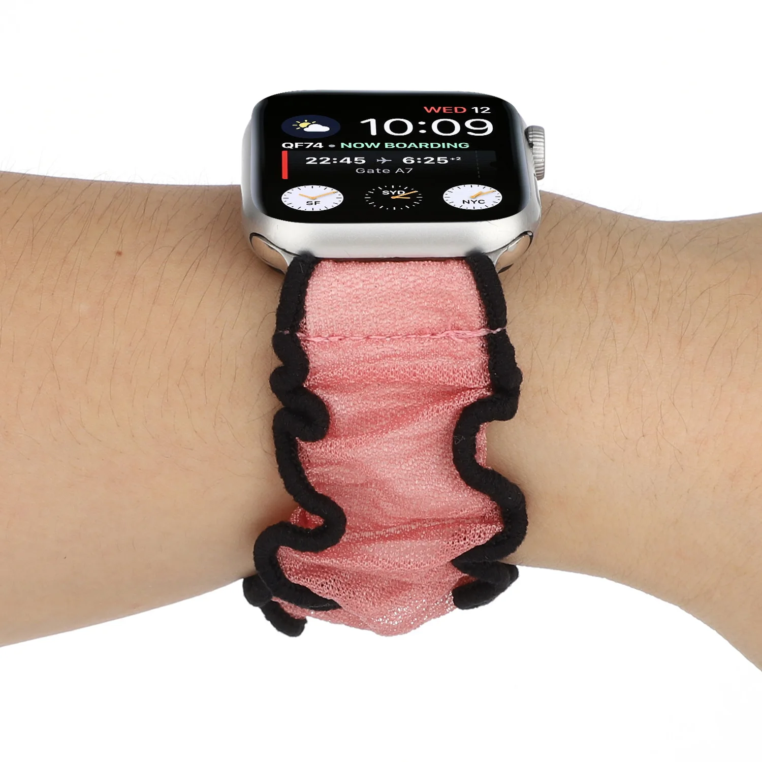 

Scrunchie Elastic Band For Apple Watch Series 6 5 4 3 Band 38mm 40mm 42mm 44mm Sport Strap Women Wrist Bracelet For iwatch