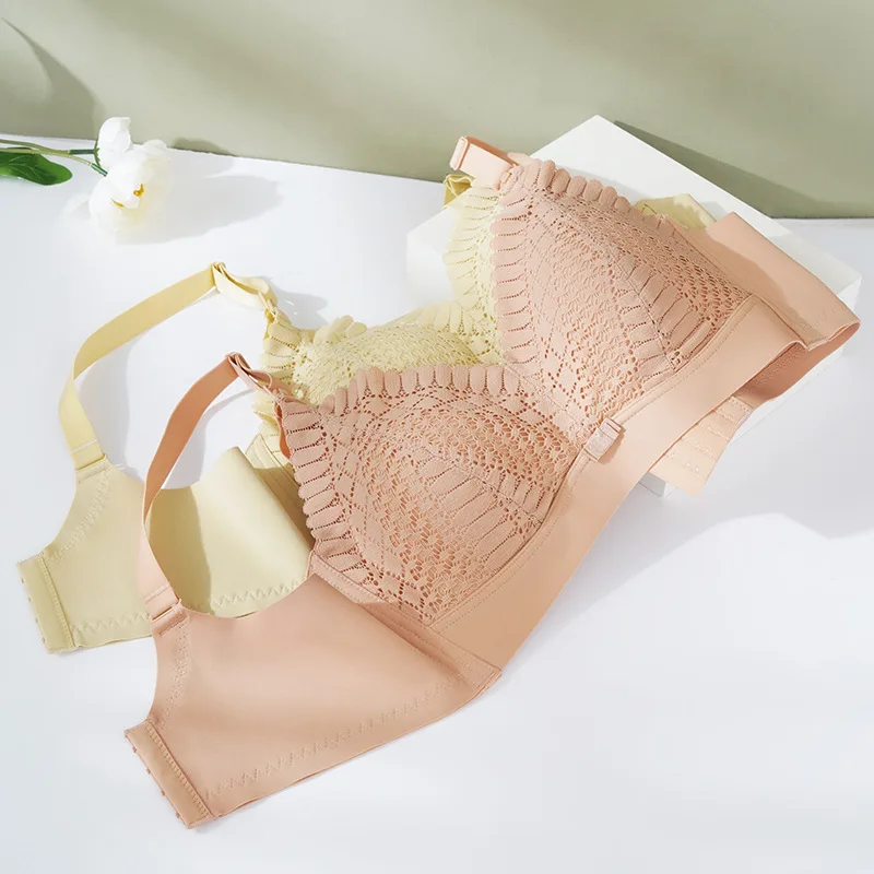 

Seamless Wireless Lace Maternity Nursing Bras 2021 Summer Fashion Breastfeeding Underwear for Pregnant Women Lacation Mother Bra