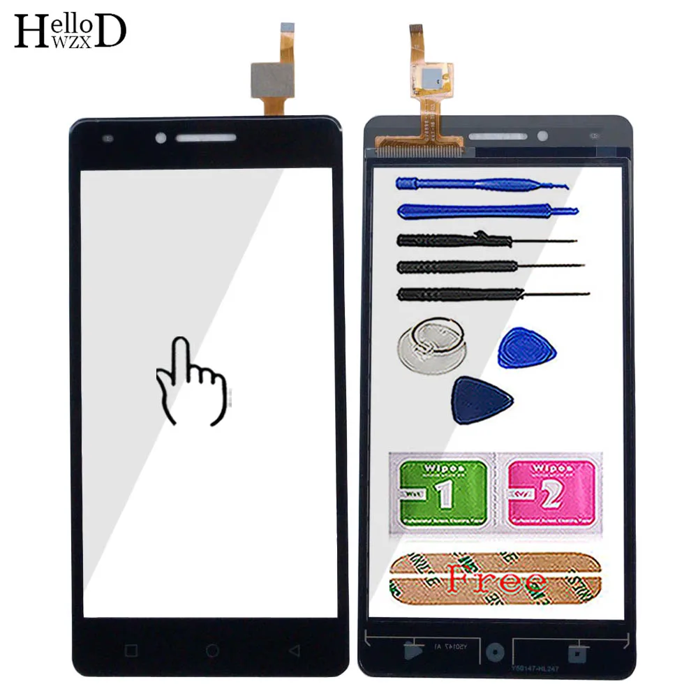 

Touch Screen Panel For Vertex Impress Open Touch Screen Digitizer Sensor Touch Front Glass Lens Repair TouchScreen Tools 3M Glue