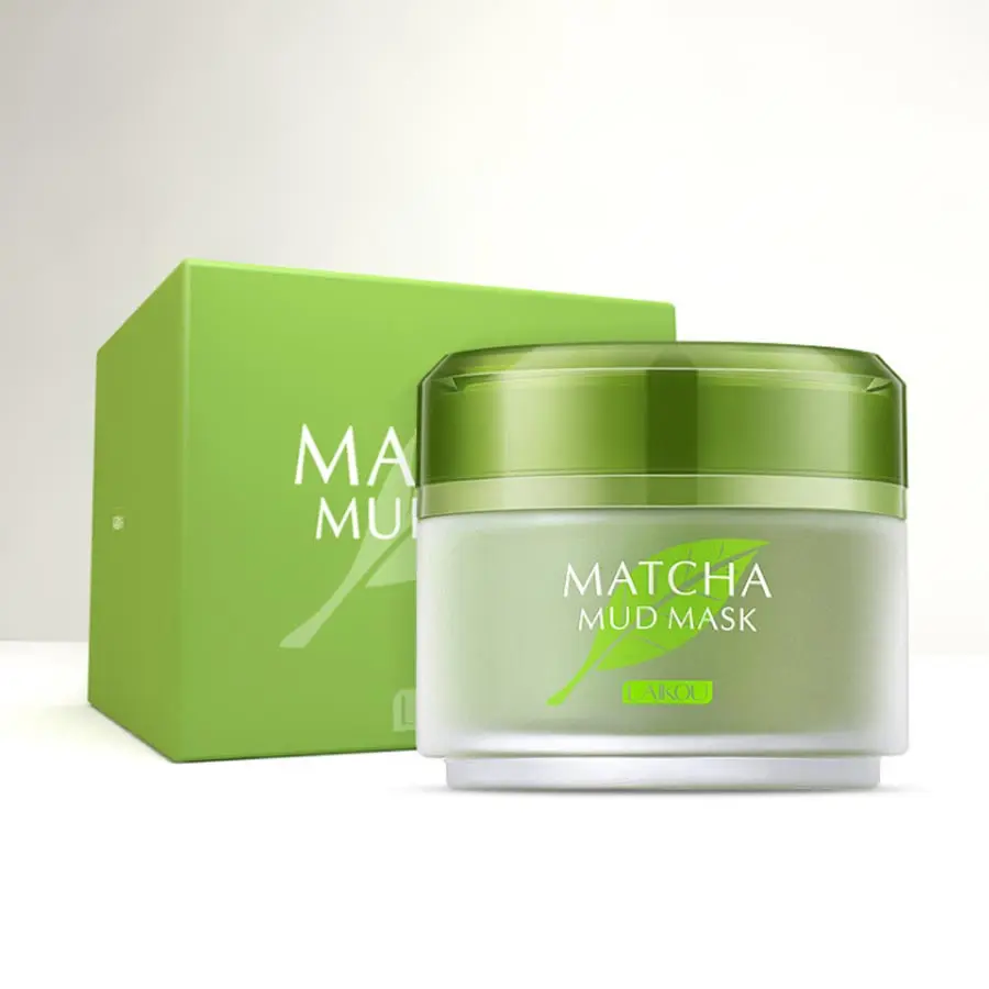 Маска для лица LAIKOU Longjin Tea увлажняющая отбеливающая маска с экстрактом зеленой