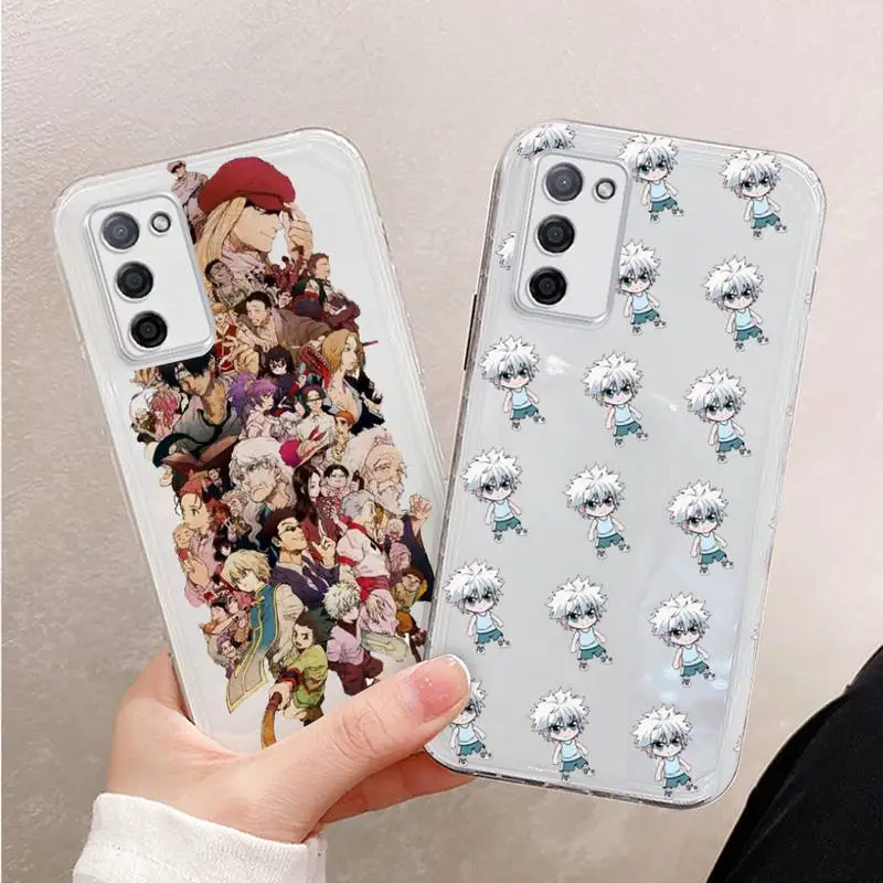 

hunter x hunter anime Phone Case For Xiaomi Mi 11 Ultra Lite 10 Redmi Note 9 8 7 9a K30S K40 Pro Transparent Coque