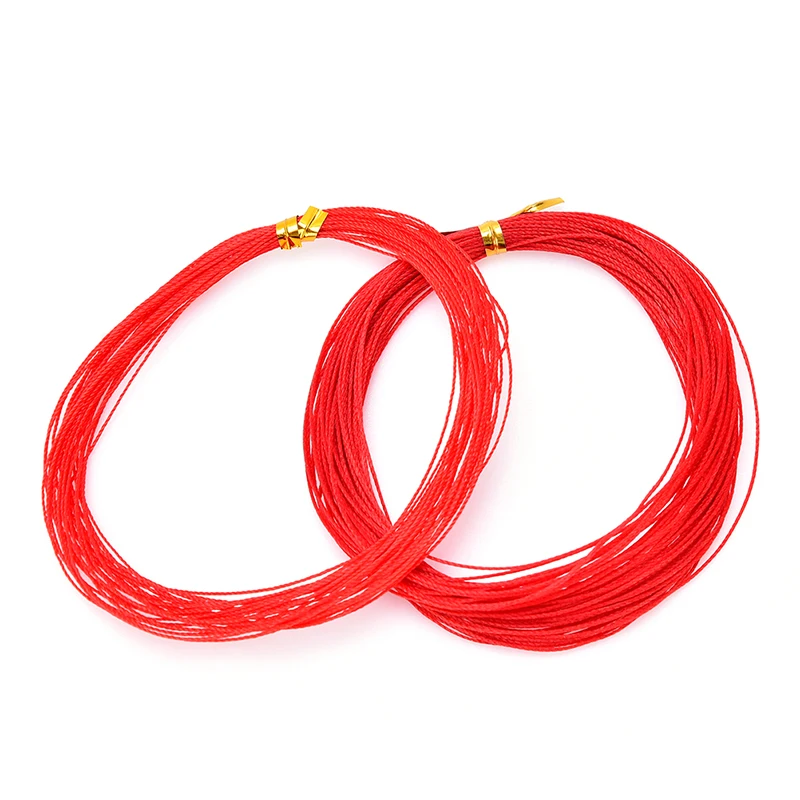 Цельная красная рыболовная леска для Взрывобезопасного крючка привязанный