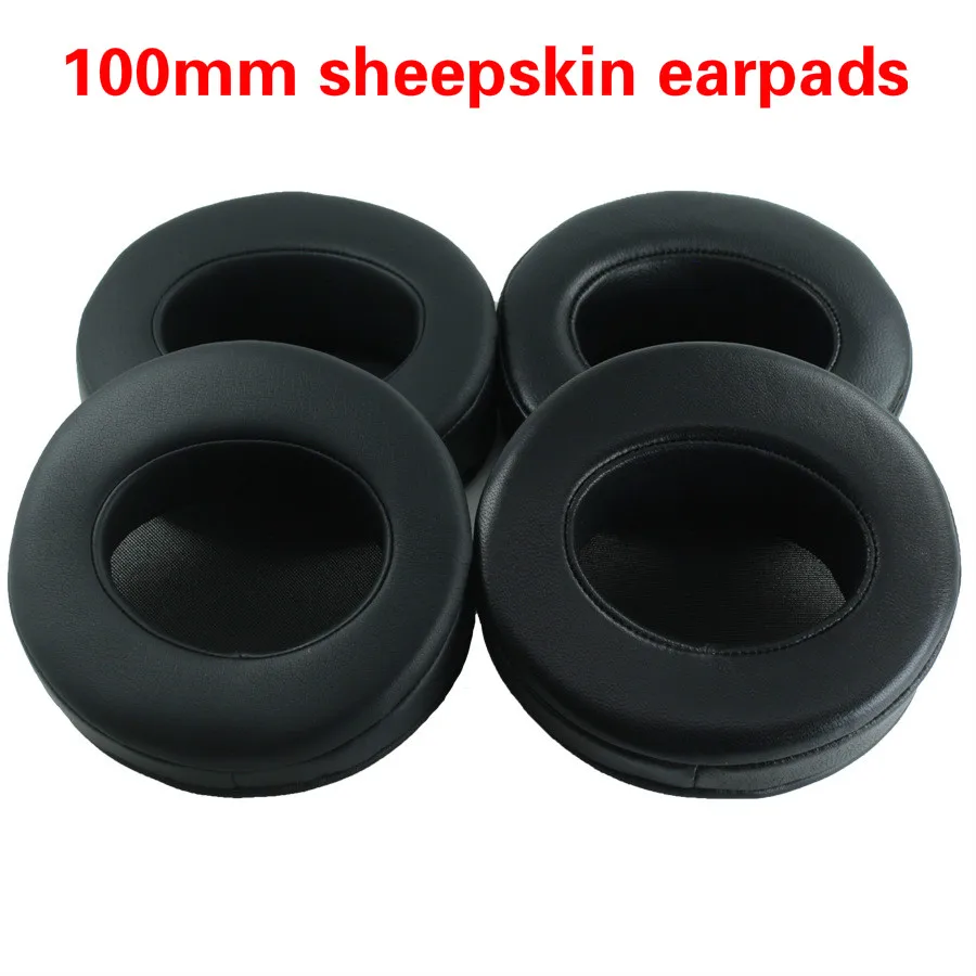 

Амбушюры из овечьей шкуры 100 мм, сменные Высококачественные мягкие протеиновые амбушюры для Sony, Akg, ATH, Sennheiser