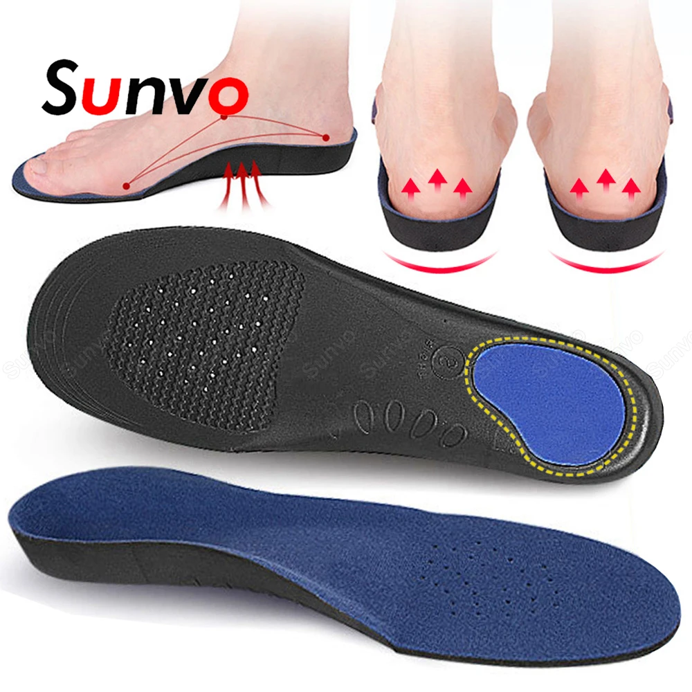 

High Arch Support Orthopedic Insoles for Flat Feet Heel Spur Treatment Plantar Fasciitis Insoles for Men's Women's Shoes Inserts