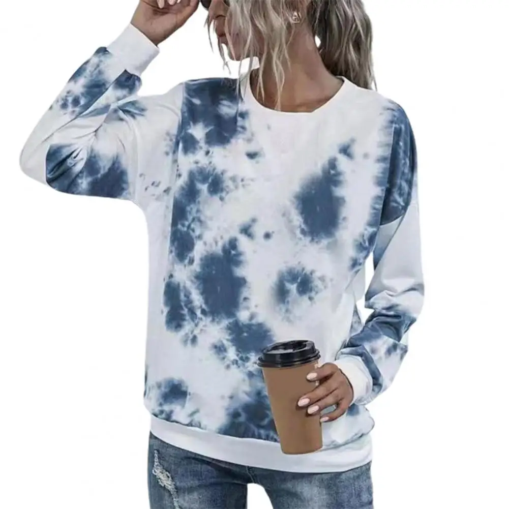 

Повседневные женские блузки, осенняя рубашка, повседневный пуловер с круглым вырезом, красочная женская рубашка, женская повседневная одеж...