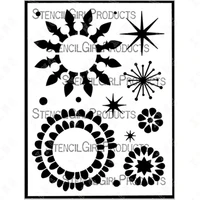 circle patterns newest stencil for diy scrapbooking diary photo album craft paper card making embossing template decorations