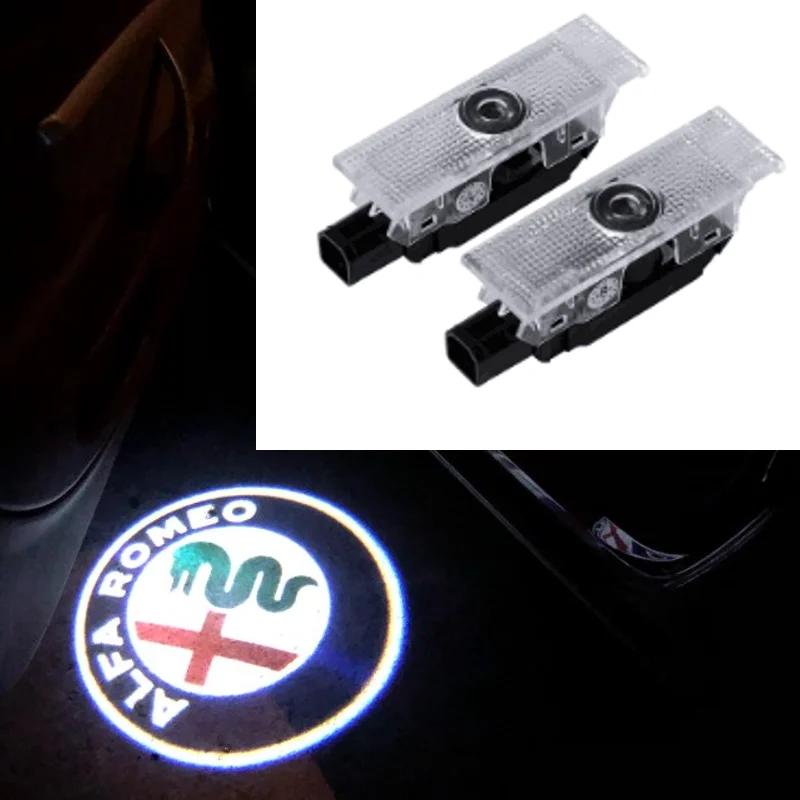 

Car Logo Laser Lamp Led Door Welcome Light Projector Ghost Shadow For Alfa Romeo Giulietta Mito Stelvio Giulia 159 Spider Brera