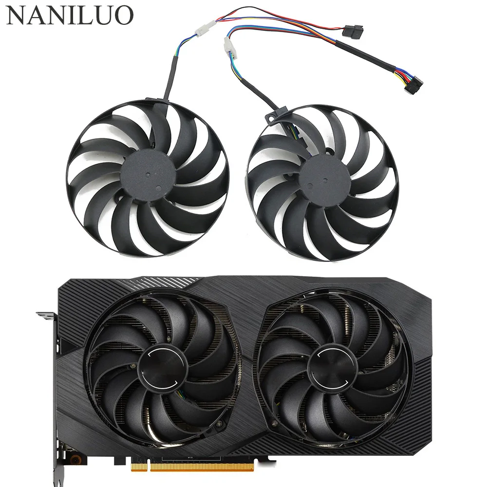 T129215SU FDC10U12S9-C охлаждающий вентилятор для ASUS DUAL-RX 5500 XT-O8G-EVO ROG-STRIX-RX5500 охлаждение