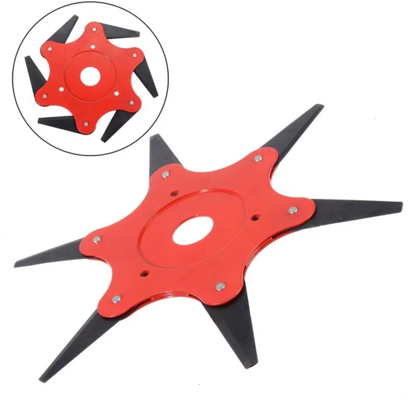 

6/5/4/3 Blades Cutter Head Grass Trimmer Brush 65Mn Weed Brush Cutting Head Garden Power Tool Accessories for Lawn Mower