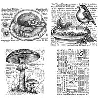 2021 new retro animal clear stamps for diy craft making background greeting card album paper scrapbooking no metal cutting dies