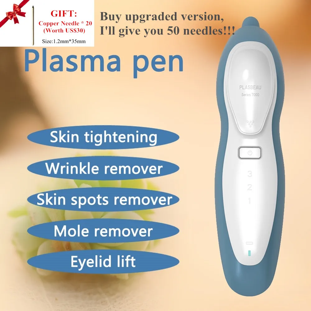 

Fibroblast Plasma Pen Beauty Machine Skin Tightening Face Eyelid Lift Wrinkle Mole Spot Wart Acne Freckle Tattoo Removal Device