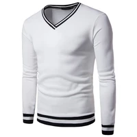 cross border spring and autumn black and white matching luokou casual sweater wy11