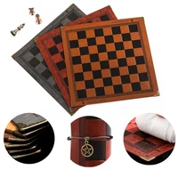 leather board chess high end luxury table game 9 colors chilean toy gift collection backgammon go game large outdoor chess set