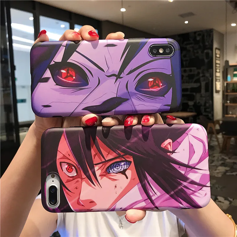 Сасуке Шаринган ТПУ силиконовый чехол для iPhone 6 6S 7/8 plus X XR XS Max Чехлы Япония Аниме