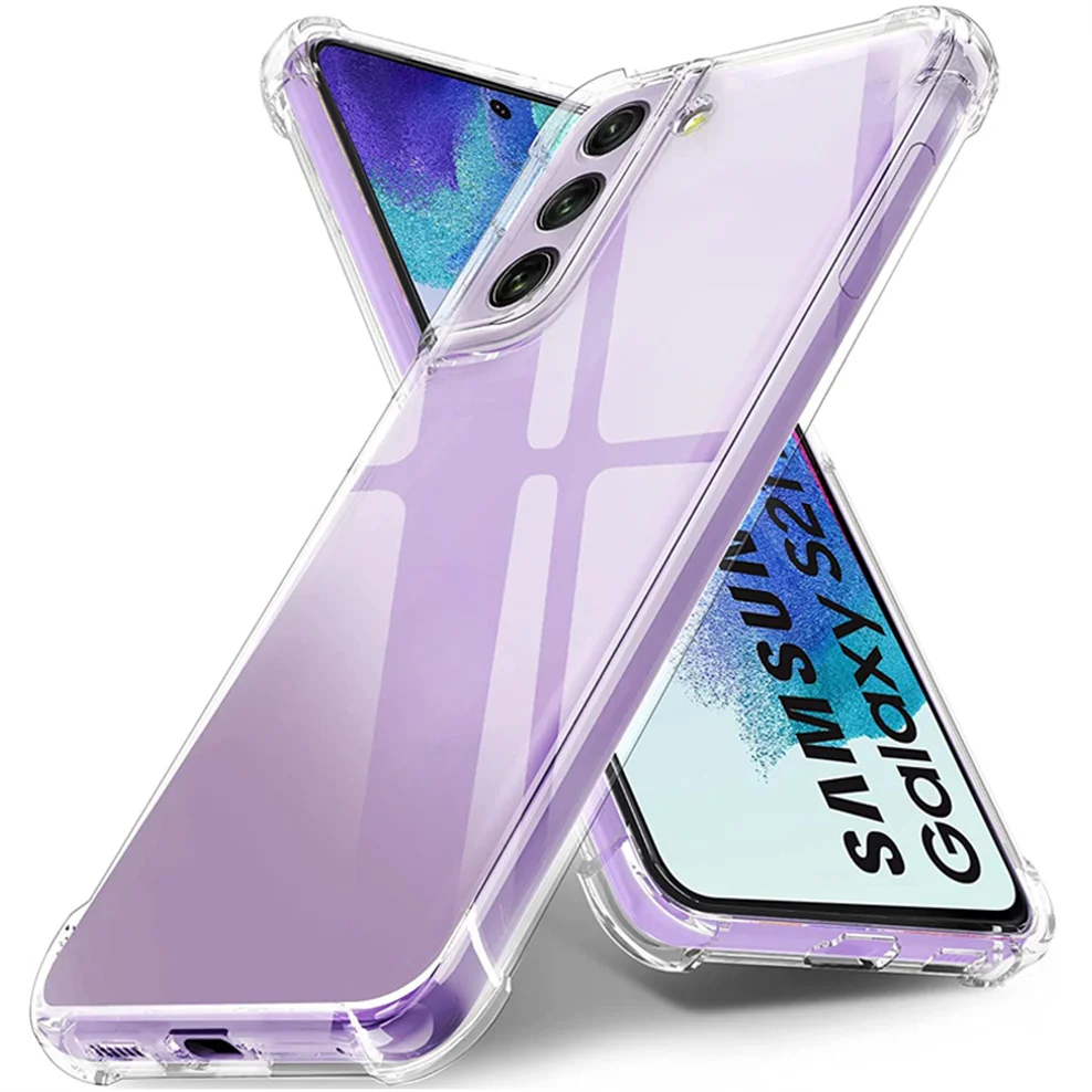 

airbag case for s22 ultra samsung galaxy s21 fe soft clear shockproof silicone phone cases s 22 plus samsung s 21 fe cover s21fe