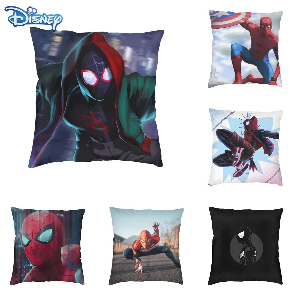 

Marvel The Avengers Spiderman Venom Pillowcase Ornamental Pillows for Living Room Sleeping Pillows and Mattress car Pillow