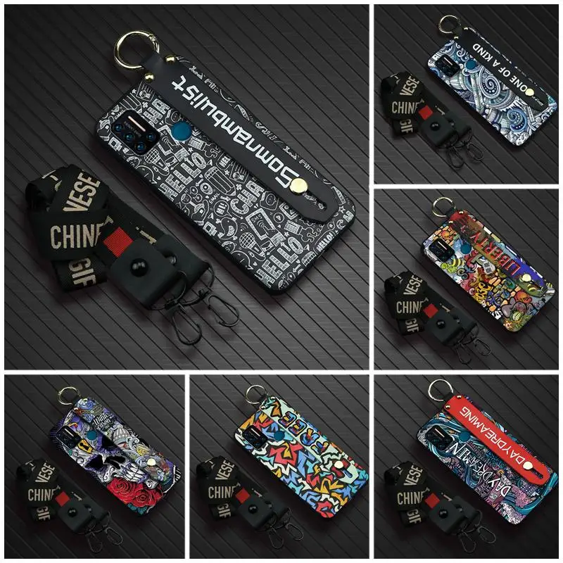 for woman soft phone case for umidigi a7 pro lanyard cute tpu original durable new wristband free global shipping