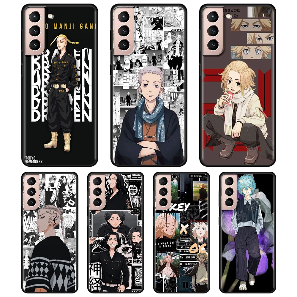 

Phone Case For Samsung Galaxy S20 S21 FE Ultra S21 S20 S10 S9 S8 Plus S10Lite Note 20 Ultra 10plus AnimeTokyo Avengers Mikey