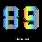 30081#наклейки на авто Цифра 89 водонепроницаемые наклейки на машину наклейка для авто автонаклейка стикер этикеты винила наклейки стайлинга автомобилей украшения на бампере автомобиля несколько размеров без фона