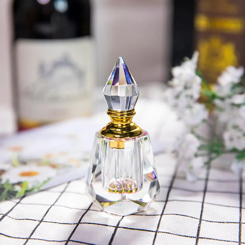 Прозрачная винтажная Пирамида H & D 4 мл флакон для духов пустой многоразовый