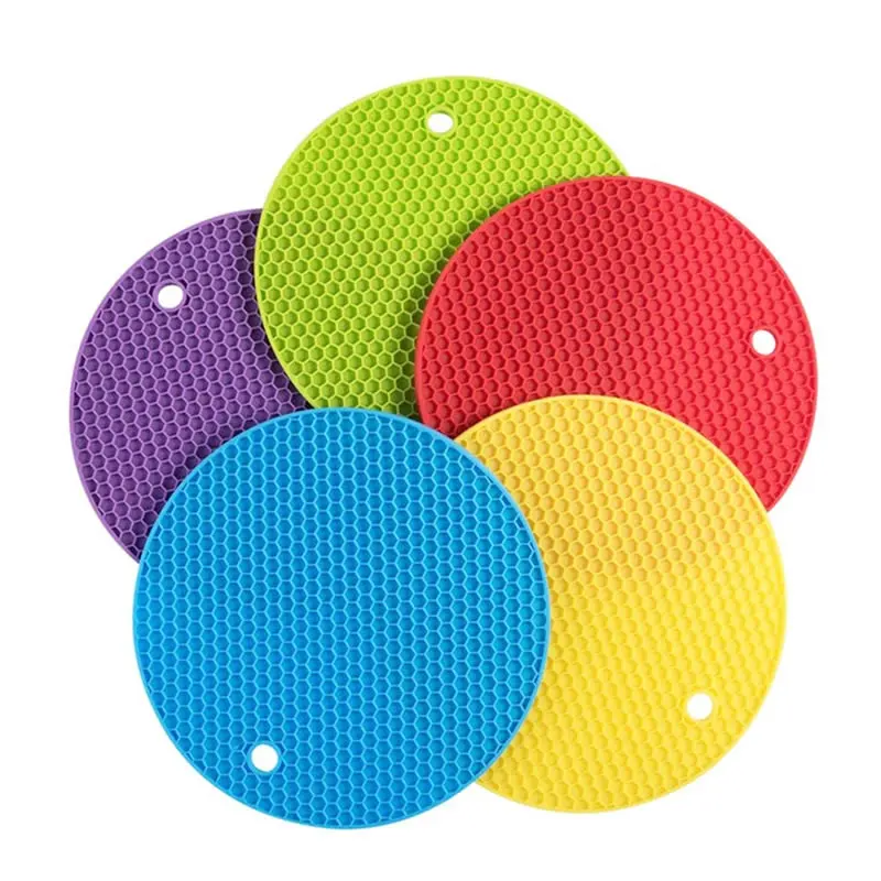 1 шт. силиконовый Настольный коврик термостойкая подставка для сковороды чашка