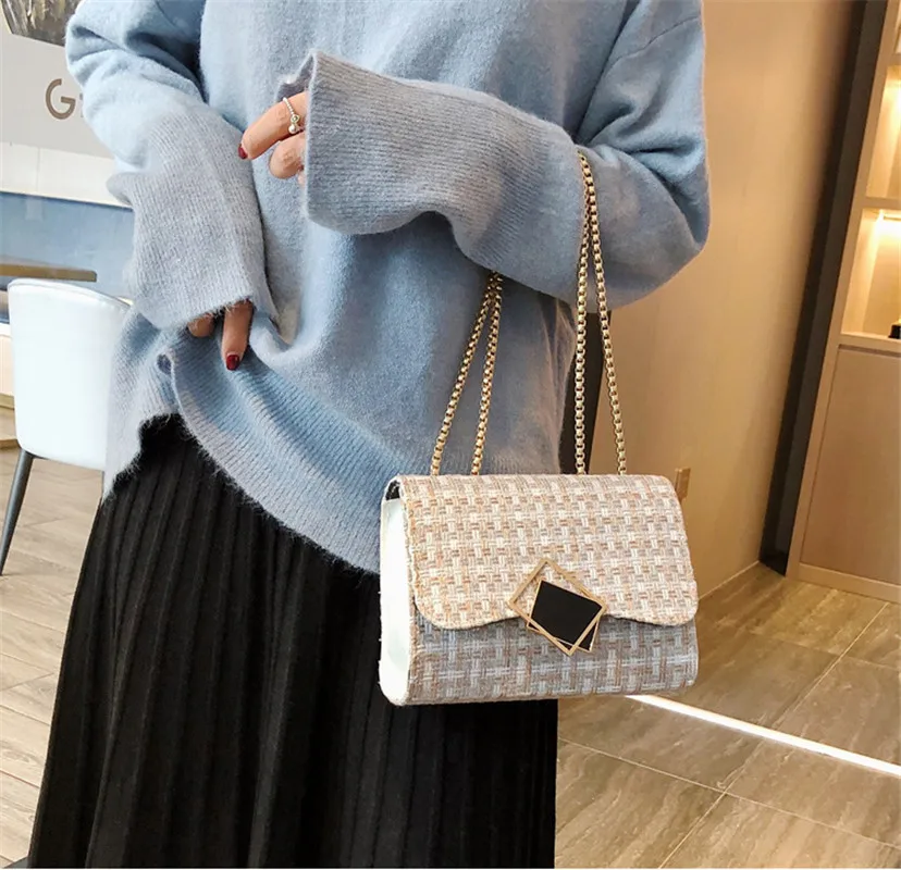 Новинка 2019 Женская Шикарная стильная искусственная маленькая ароматная цепочка