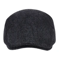 mens classic retro beret all match casual hat unisex caps linen octagonal hat father hat trucker hat
