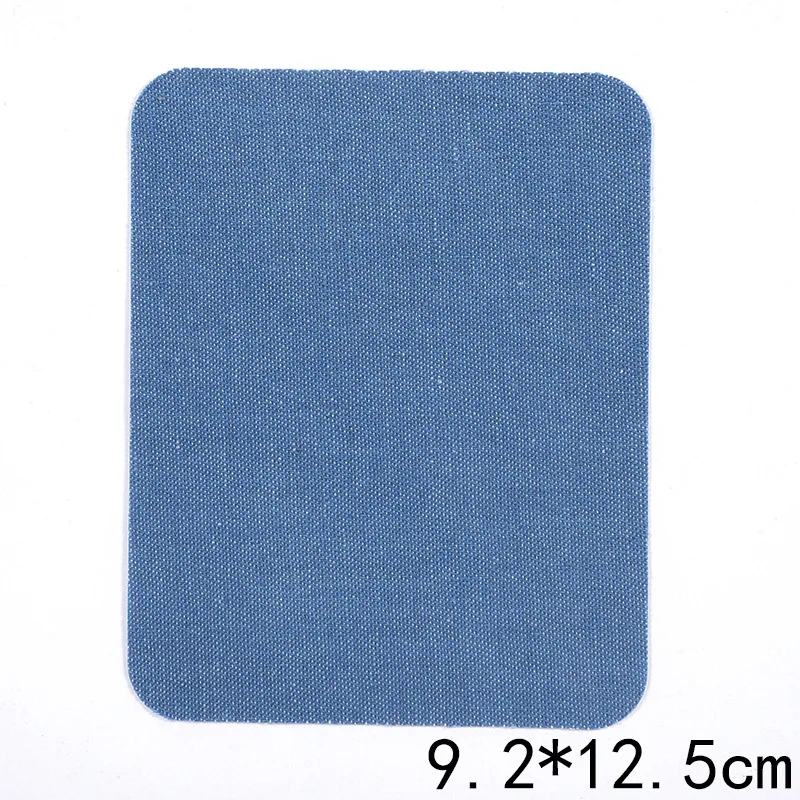 Бесплатная доставка высокое качество джинсовые нашивки с утюгом синие хлопковые