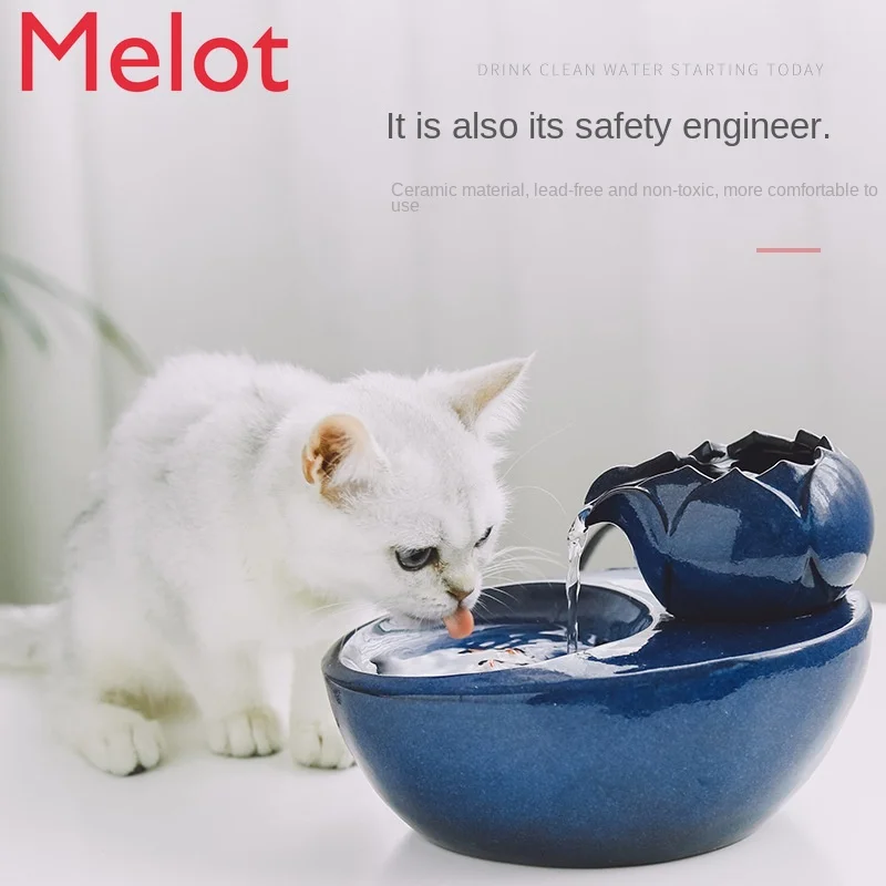 

Cat Water Dispenser Pet Dog Supplies Flowing Water Fountain Live Water Cat Feeding Water Drinking Artifact Automatic Circulation