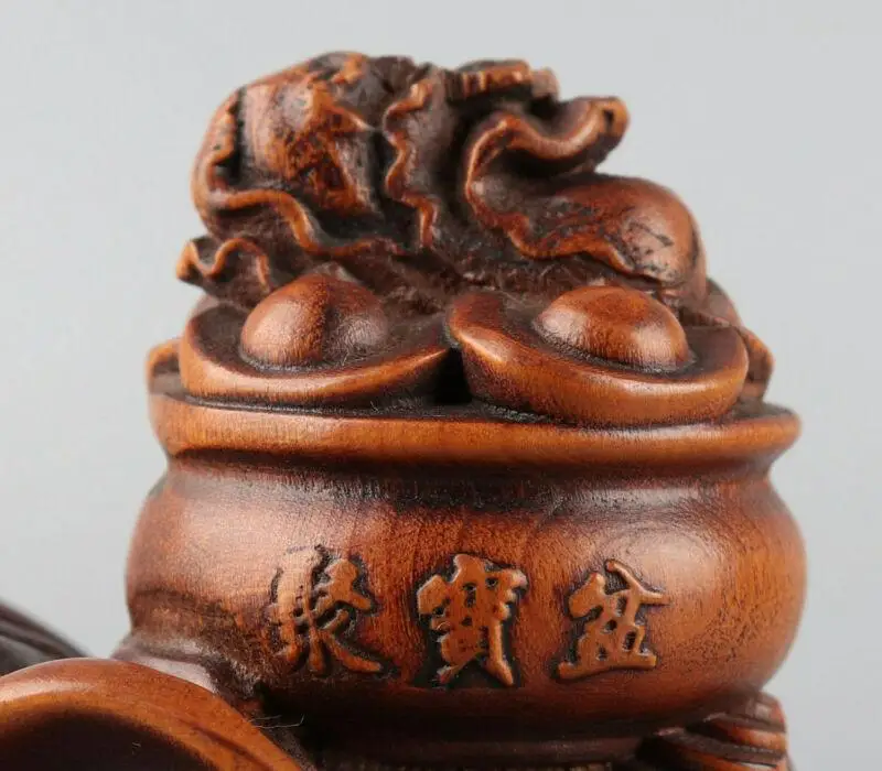 Китайская изысканная ручная резьба в виде слона статуя из бокса h195 | Дом и сад