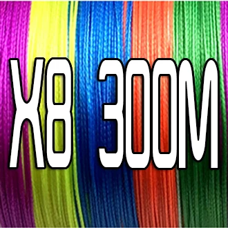 8 Strands 300M JOF 300 м 500 м 1000 м 4 нити 8 нитей многоцветная PE плетеная леска многонитевая проволока - Цвет: 8 Strands 300M