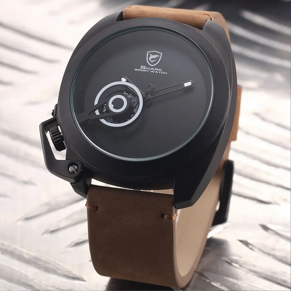 Тони Акула Спортивные Часы Люксовый Бренд Черный Стильный Дата Корона-охранник Мужской Простой Военный Наручные Часы Моды для Мужчин Часы/SH447 - Цвет: White SH451