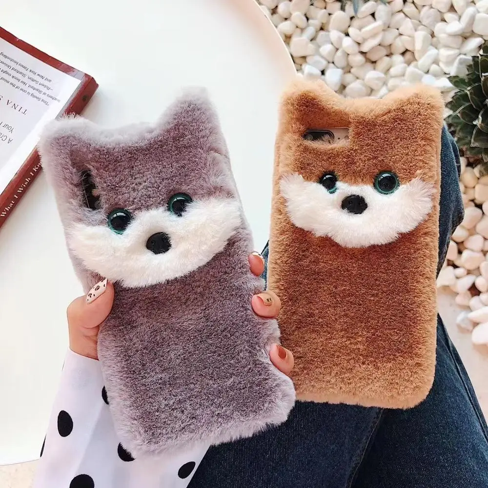 Teddy Stuffed Toy Silicone Phone Case For iphone6 7 8 plus cases X XR XS MAX luxury HandmadeWarm iPhone11 Pro Max Cover |