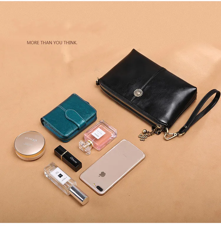 

Leather Clutch, Cowhide Women's Bag, Crossbody Shoulder Bag, Mini Bag, Korean Version