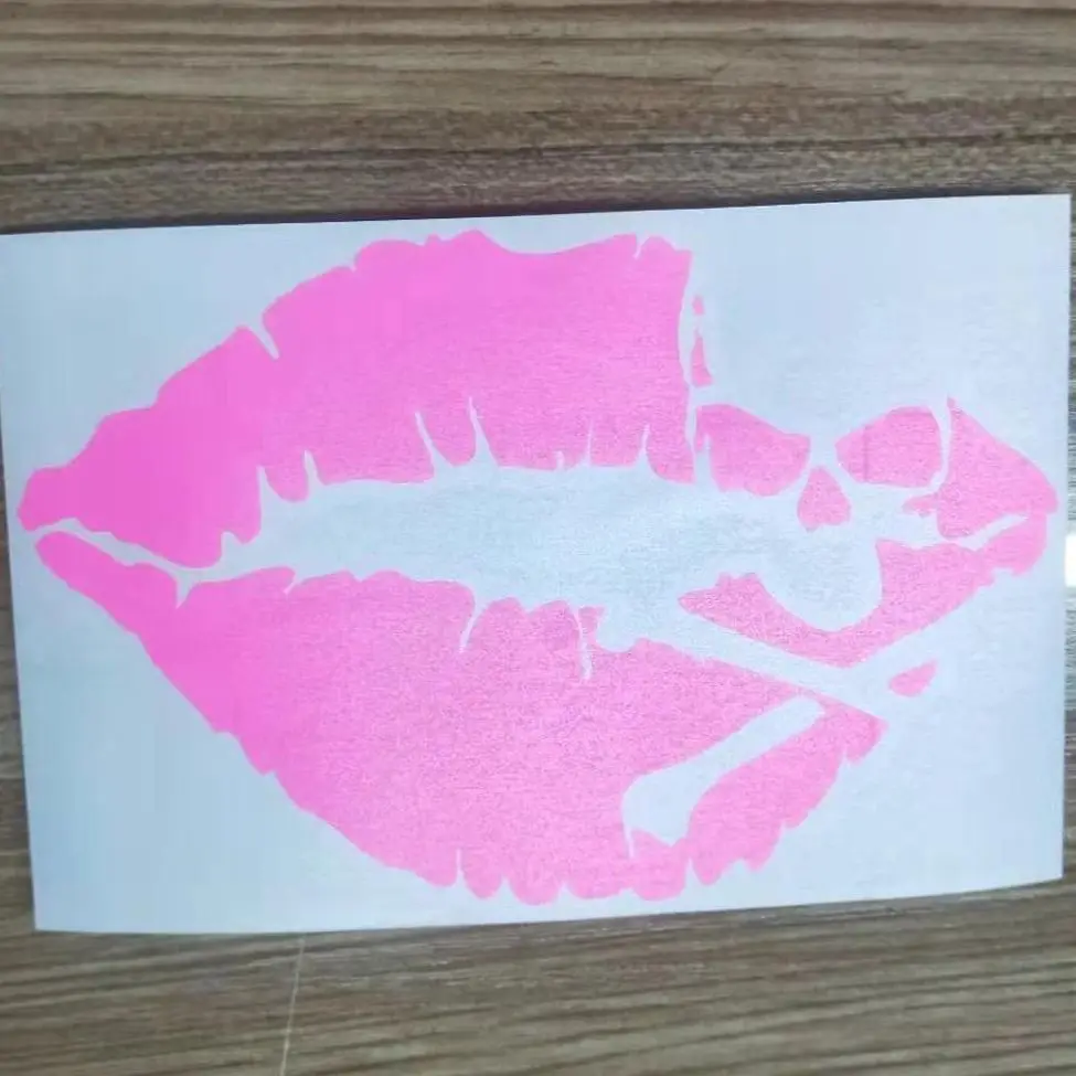 Поцелуй смерти панк девушка губы Группа Череп виниловые автомобильные наклейки