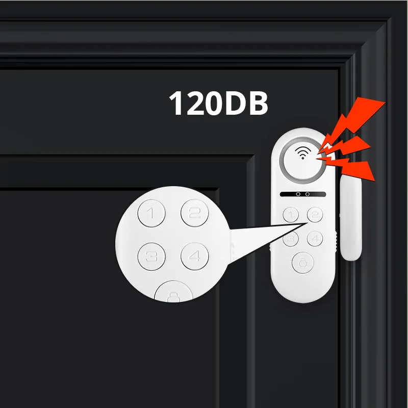 Беспроводной дверной/оконный датчик с Wi Fi система сигнализации магнитным