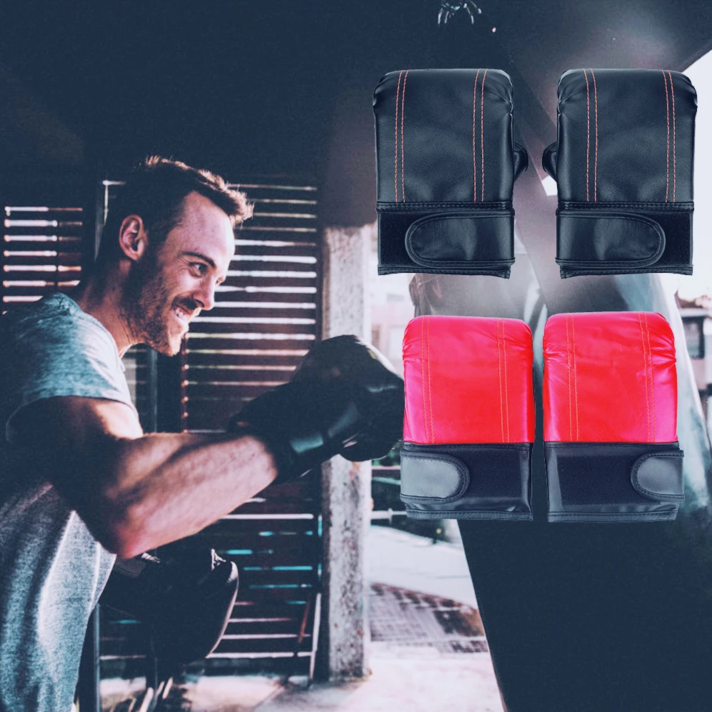 1 пара Боксерские перчатки для мужчин и женщин из ПУ кожи |