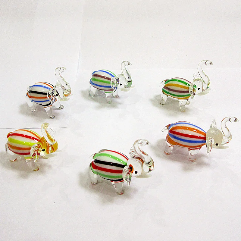 6 шт. милый стиль миниатюрная статуя линия художественный дизайн стеклянная