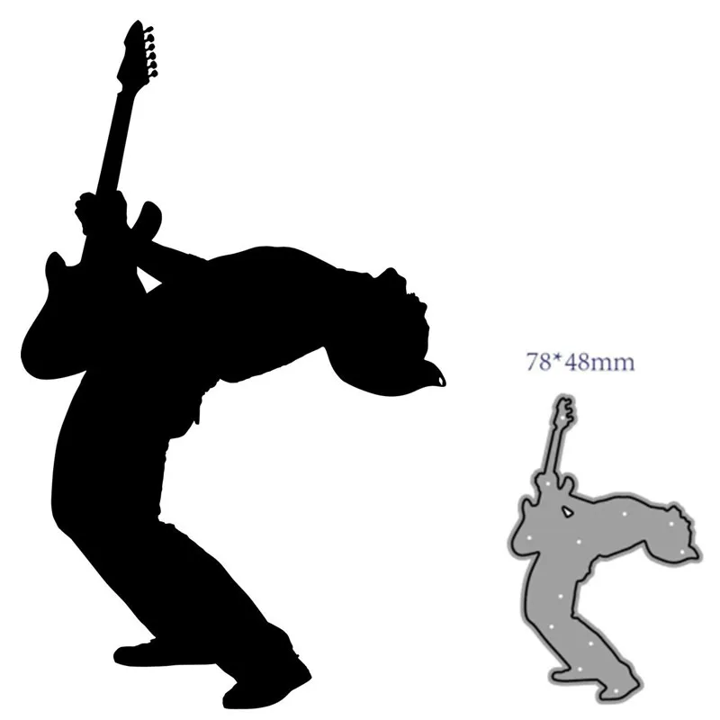 

Metal Cutting Dies Cut Mold Play the piano Decoration Scrapbook Paper Craft Knife Mould Blade Punch Stencils