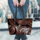 Брендовая дизайнерская модная женская сумка-тоут FORUDESIGNS в гавайском стиле, большая Повседневная кожаная женская сумка через плечо с принтом Омбре